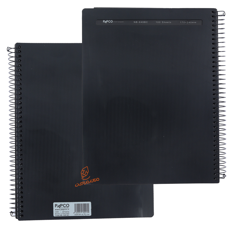دفتر 100 برگ متالیک NB-648 پاپکو PAPCO (10).jpg
