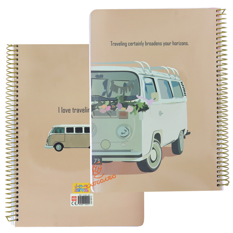 دفتر 100 برگ طرح فانتزی دخترانه کد 841 سویل SEVIL (14).jpg