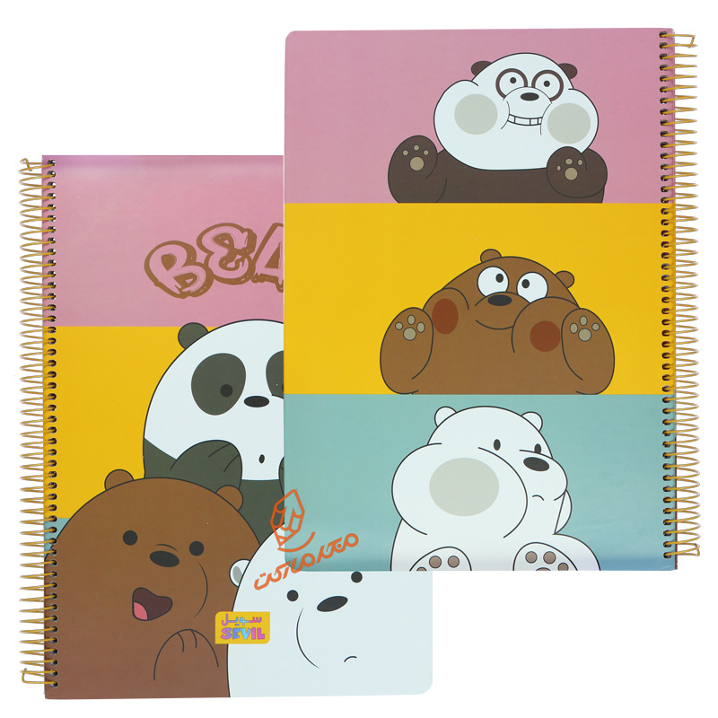 دفتر 100 برگ رحلی طرح فانتزی کد 876 سویل SEVIL (4).jpg