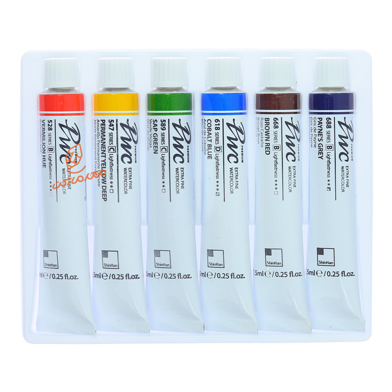 آبرنگ حرفه ای 6 رنگ مدل URBAN SKETCH شین هان SHIN HAN (3).jpg