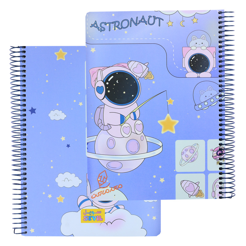 دفتر 100 برگ جلد سخت طرح انیمه کد 855 سویل SEVIL (2).jpg