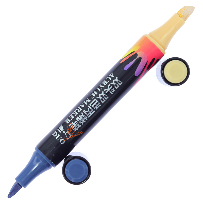 ماژیک اکریلیک 2 سرتخت مدل متالیک CS-H913 (9).jpg