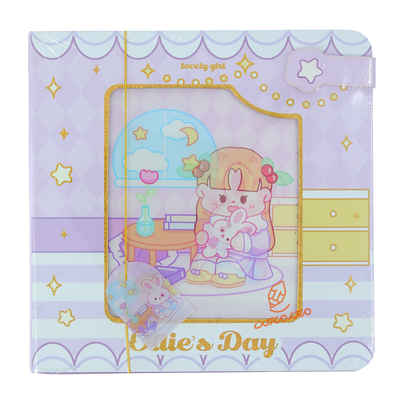 دفترچه طرح برجسته فانتزی طرح ZH-96-01 LOVELY GIRL (5).jpg