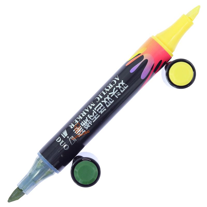 ماژیک اکریلیک 2 سرتخت مدل متالیک CS-H913 (2).jpg