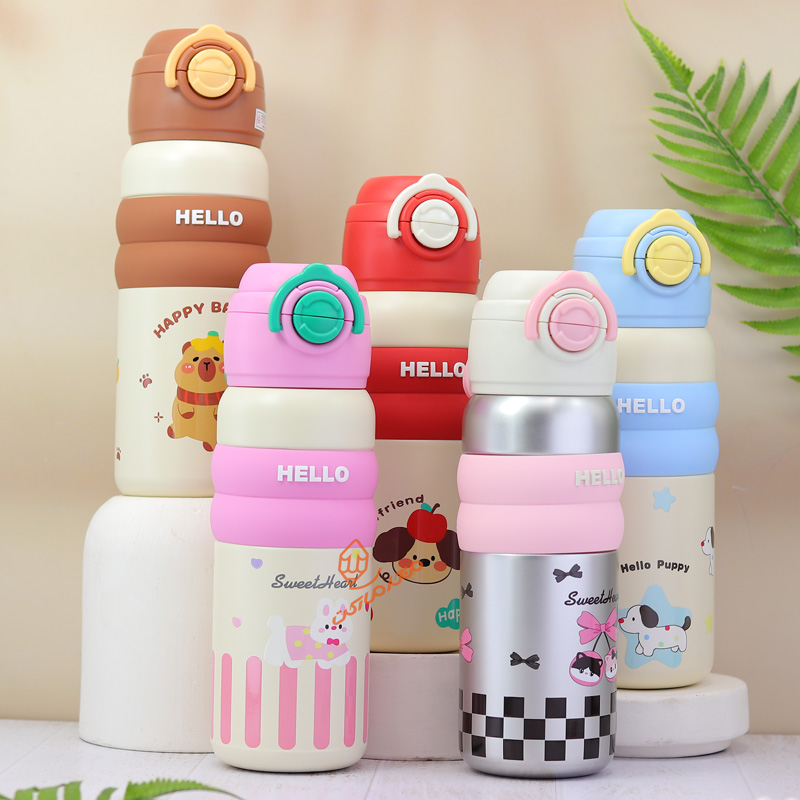 فلاسک عروسکی 600 میل دسته دار H-303