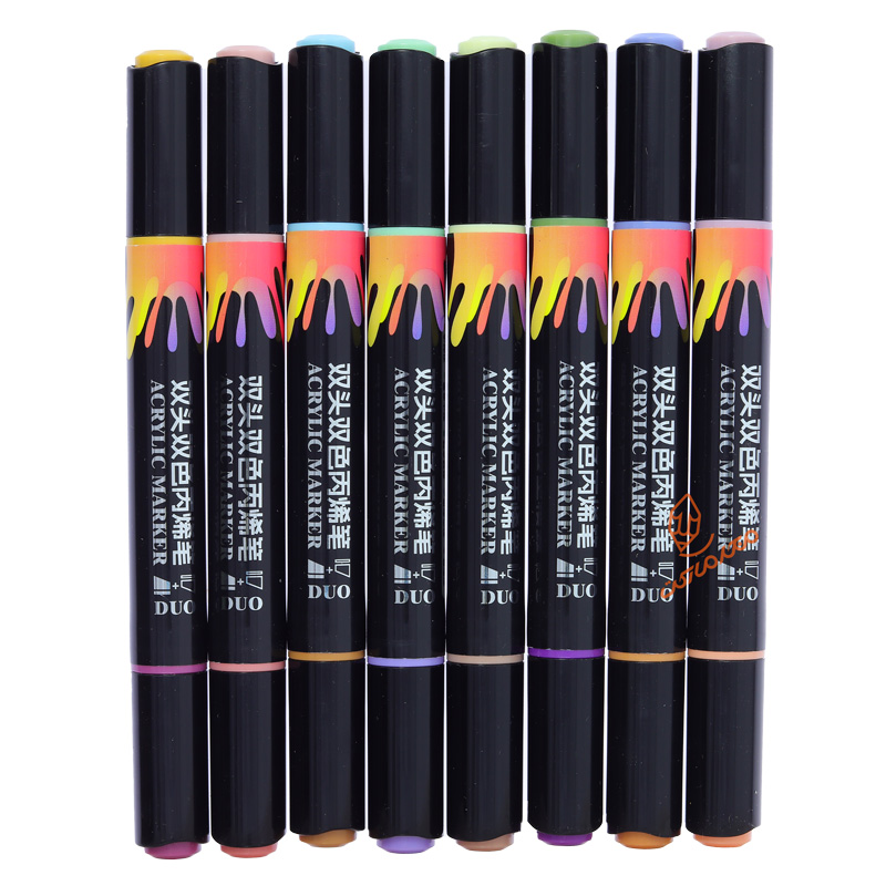 ماژیک اکریلیک 2 سر تخت مدل پاستلی  CS-H914 (12).jpg