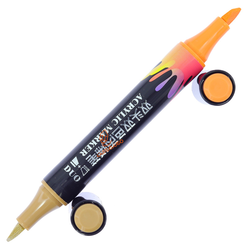 ماژیک اکریلیک 2 سرتخت مدل متالیک CS-H913 (5).jpg