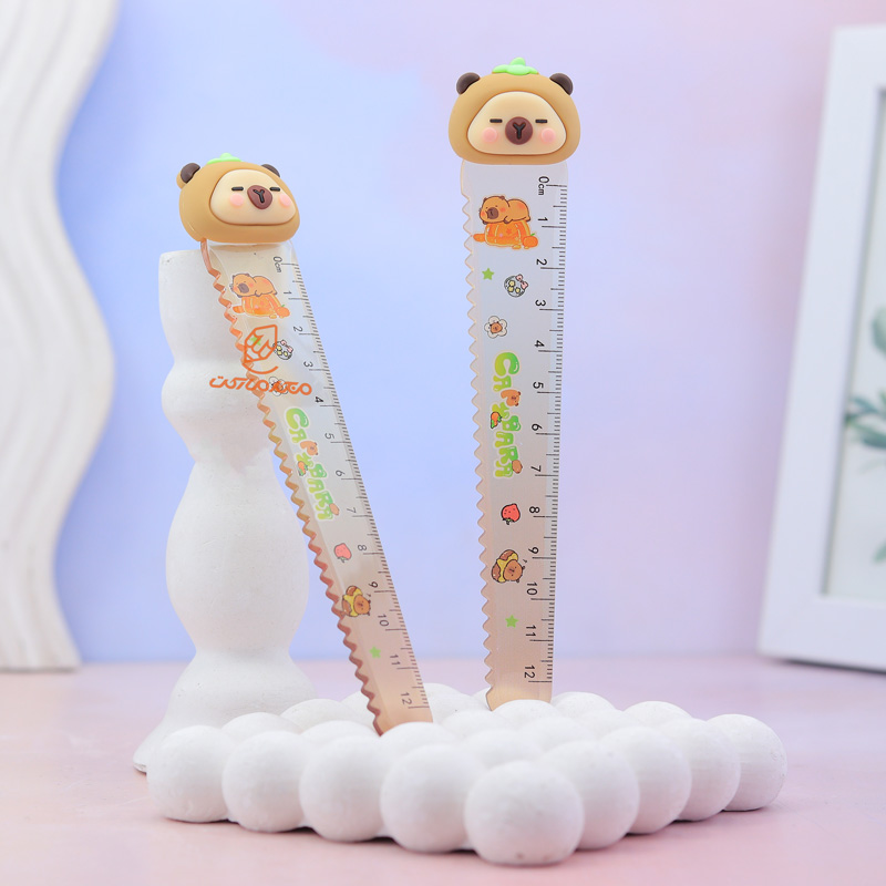 خط کش 12cm فانتزی طرح کاپی بارا A-5301