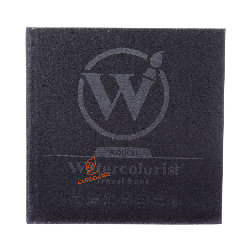 دفترچه بلوک آبرنگ راف 19*19 (300 گرم-جلد چرمی ) واترکالریست