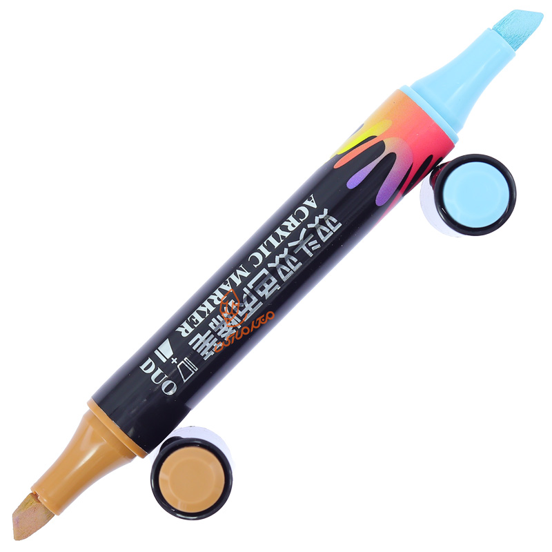 ماژیک اکریلیک 2 سر تخت مدل پاستلی  CS-H914 (7).jpg