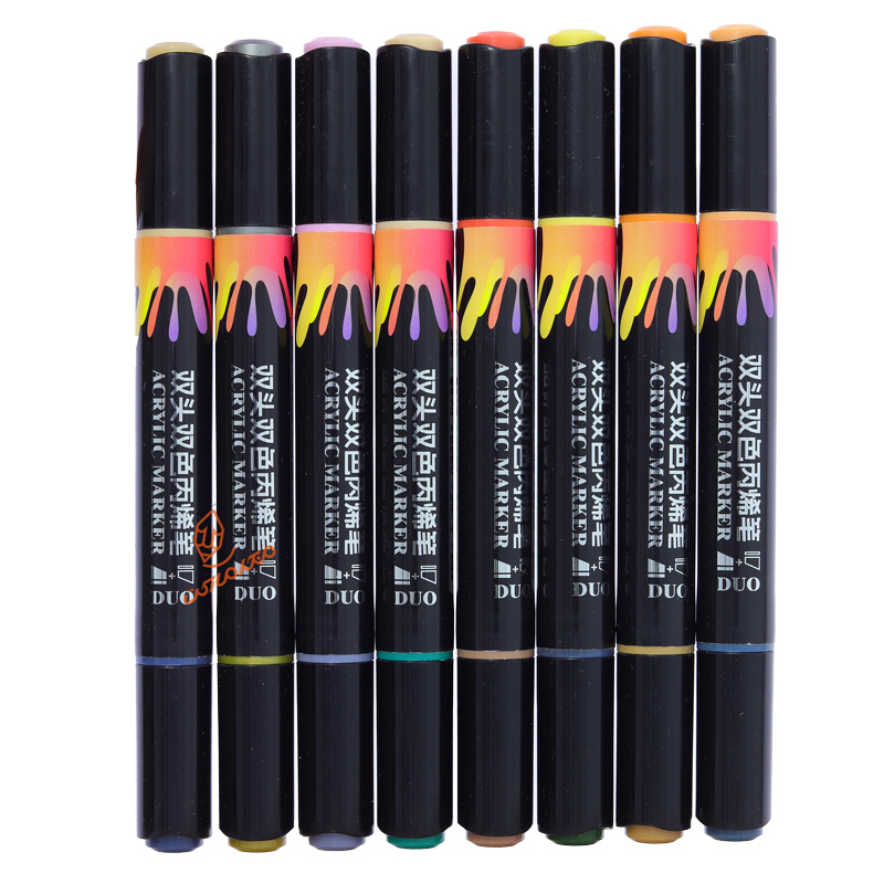 ماژیک اکریلیک 2 سرتخت مدل متالیک CS-H913 (1).jpg