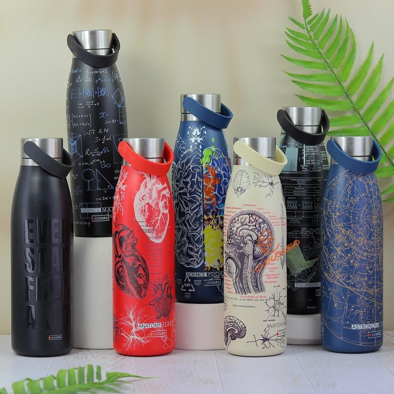 فلاسک 500 میل استیل طرح دار دات نوت DOT NOTE