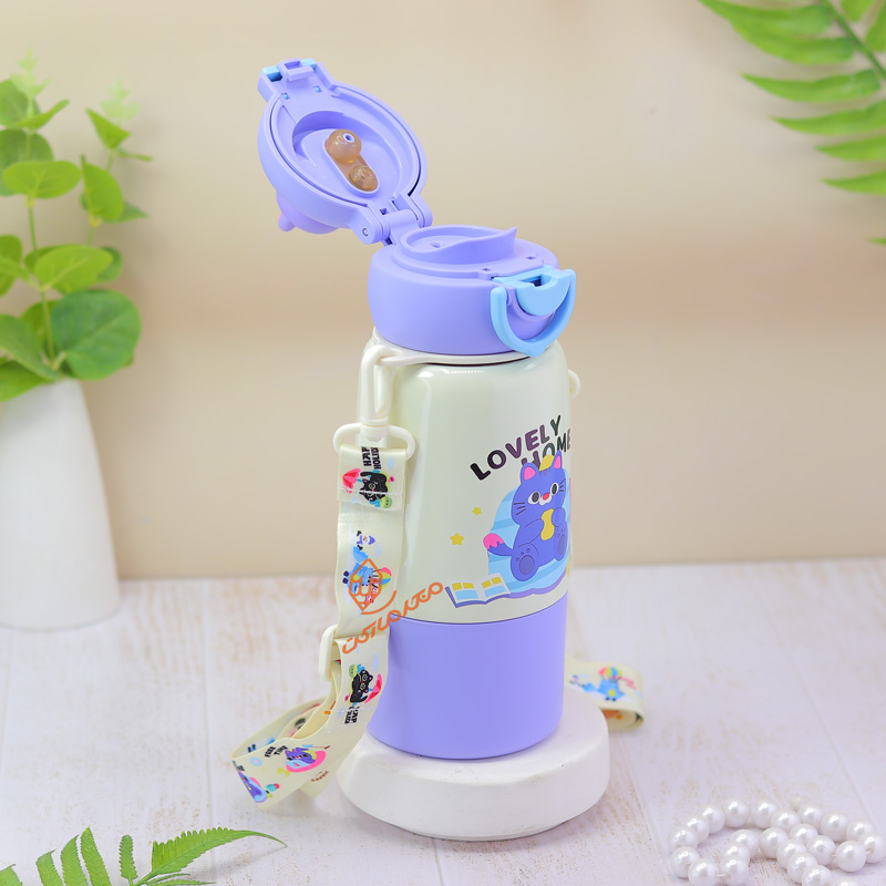 فلاسک 480 میل فانتزی طرح گربه بازیگوش H-298 (8).jpg