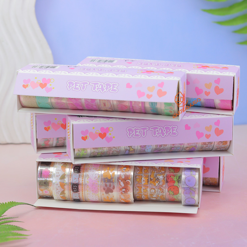 چسب واشی فانتزی طرح قلب BP-600 بسته 10 عددی