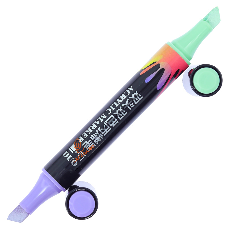 ماژیک اکریلیک 2 سر تخت مدل پاستلی  CS-H914 (6).jpg