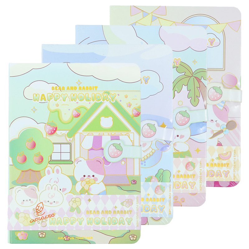 دفترچه طرح برجسته فانتزی طرح ZH-35-261 HAPPY HOLIDAY