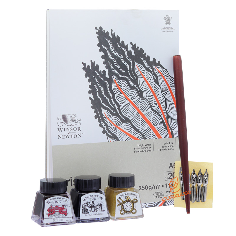 ست طراحی خوشنویسی کالیگرافی 3 رنگ وینزور WINSOR (4).jpg