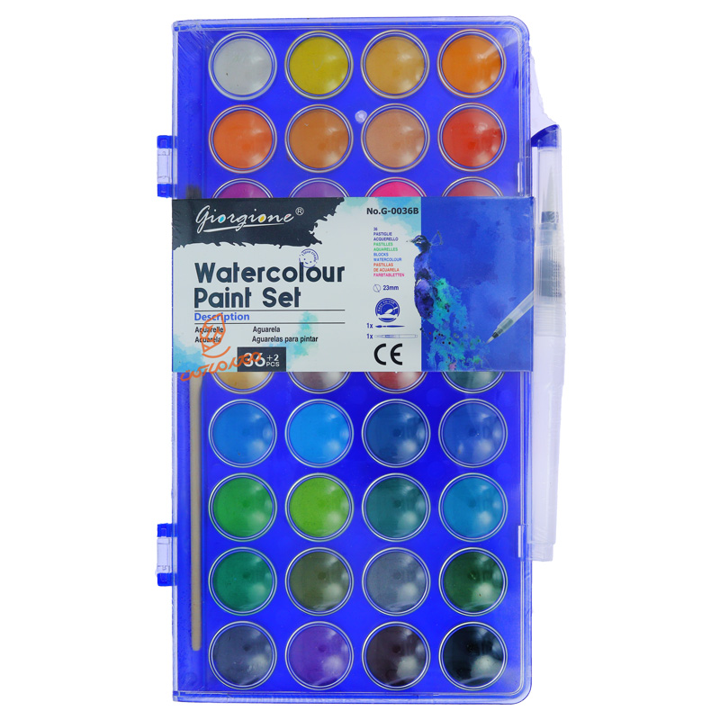 آبرنگ 36 رنگ G-0036B جورجیون GIORGIONE