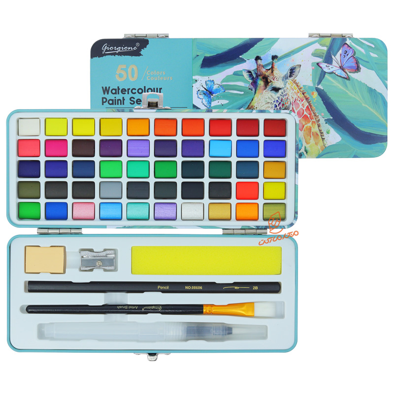 آبرنگ حرفه ای 50 رنگ جورجیون GFGIORGIONE