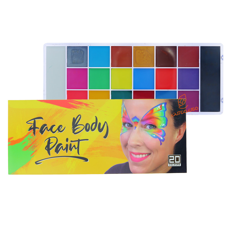 ست گریم صورت و بدن 20 رنگ کد 30020S