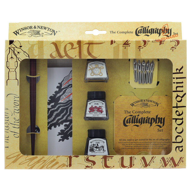 ست طراحی خوشنویسی کالیگرافی 3 رنگ وینزور WINSOR
