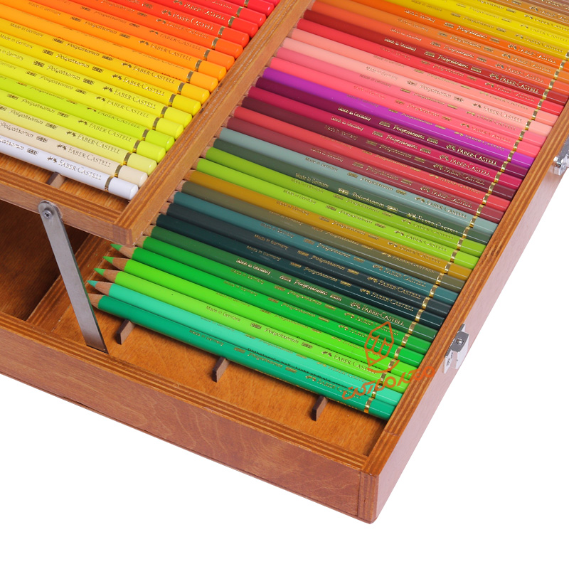 مداد رنگی 120 رنگ پلی کروموس جعبه چوبی ایرانی فابرکاستل FABERCASTELL (7).jpg