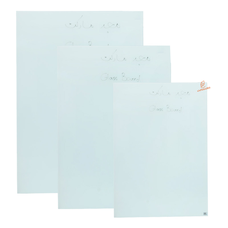 تخته گلس برد ( شیشه ای ) مغناطیسی سفید