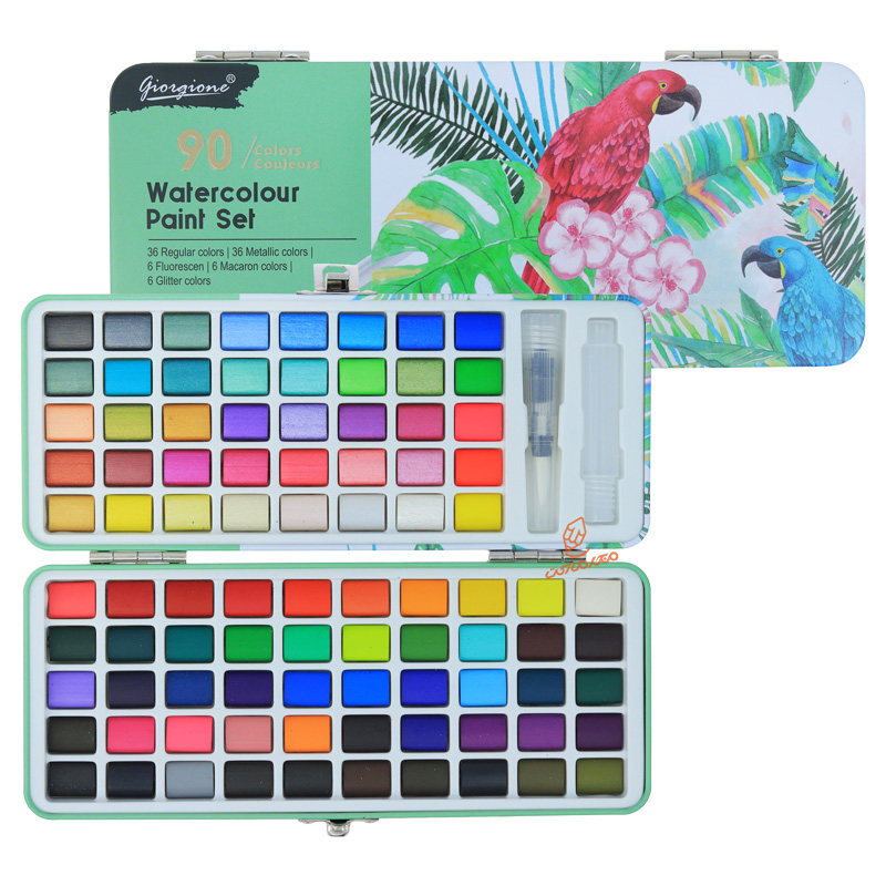 آبرنگ حرفه ای 90 رنگ جورجیون GFGIORGIONE