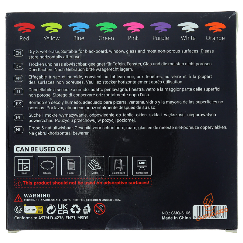 ماژیک گلس برد مدل نئون 8 رنگ AY-6166 (7).jpg