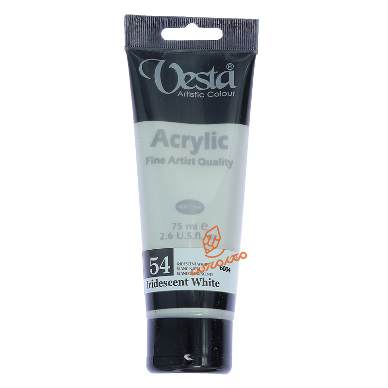 رنگ اکریلیک 75 میل تک رنگ وستا VESTA - lridescent White  54.jpg