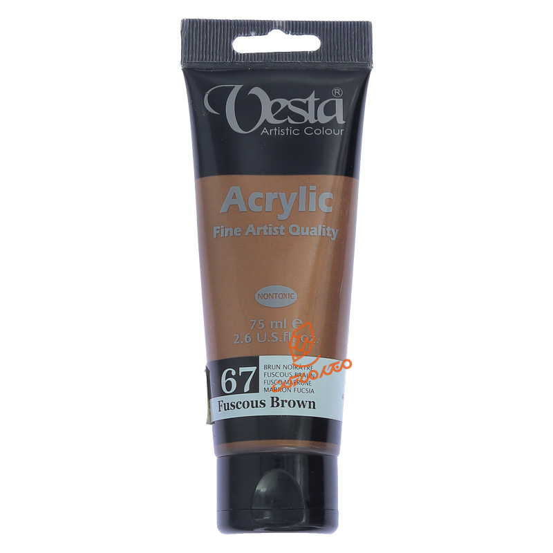 رنگ اکریلیک 75 میل تک رنگ وستا VESTA - Fusccus Brown  67.jpg