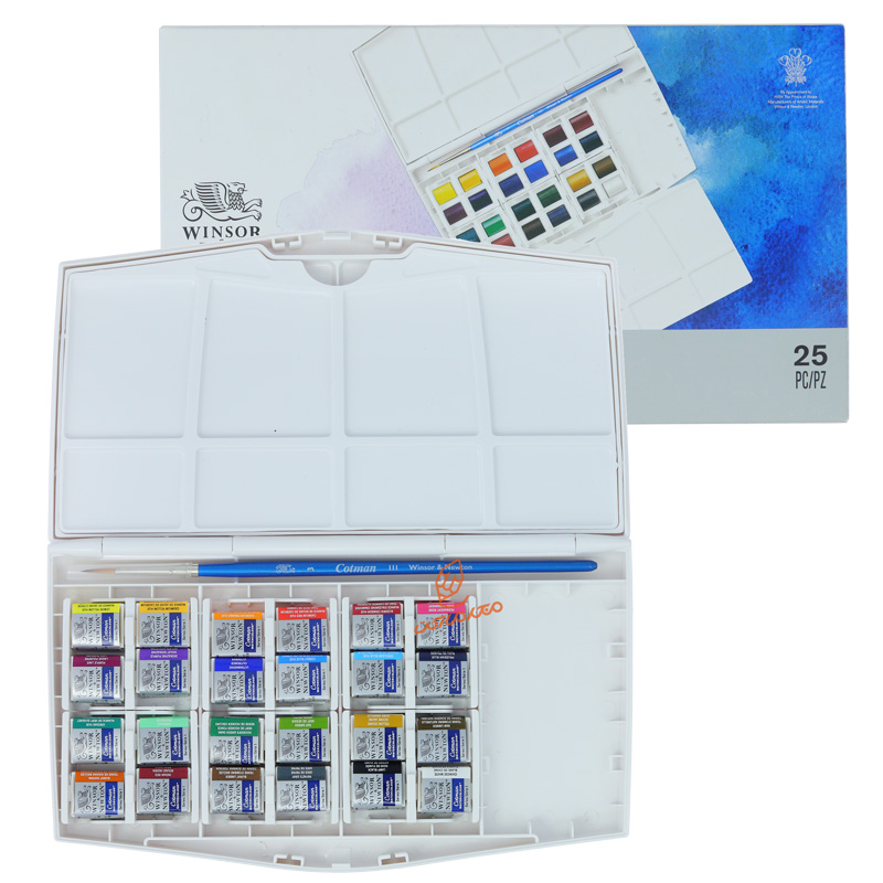 آبرنگ قرصی 24 رنگ قرص کوچک کاتمن وینزور (6).jpg