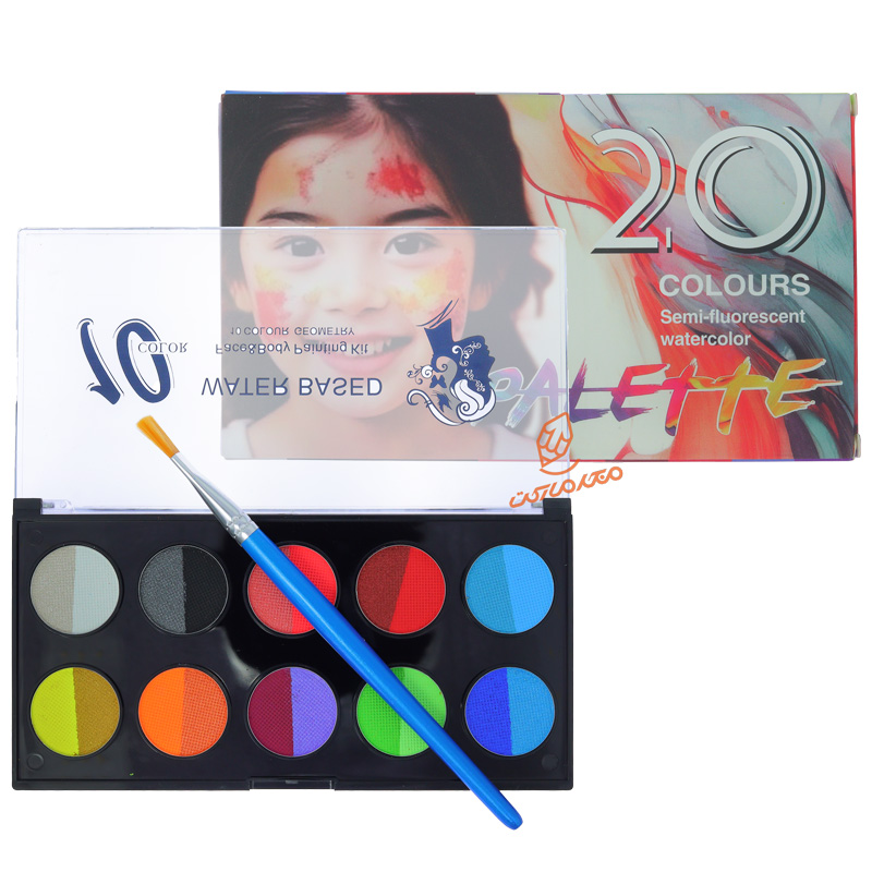 ست گریم صورت و بدن 20 رنگ کد 7064