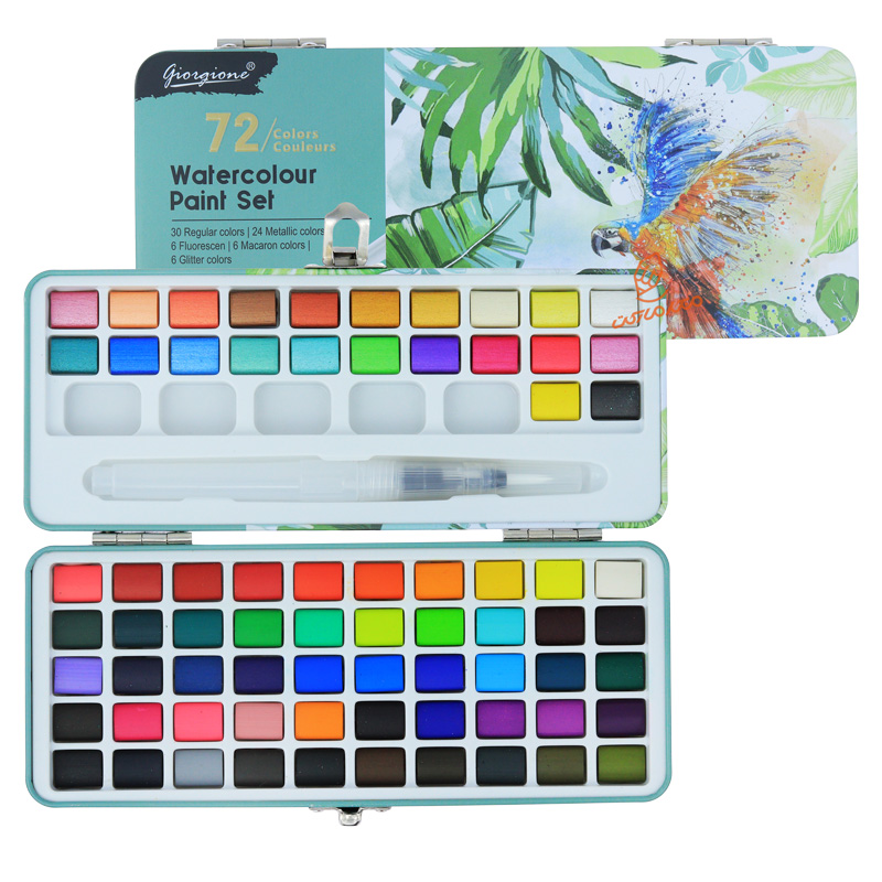 آبرنگ حرفه ای 72 رنگ جورجیون GFGIORGIONE