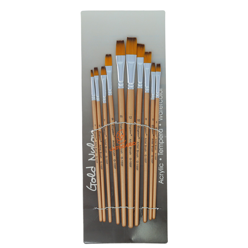 ست قلم مو سرتخت 10 عددی سری F-100 جورجیونه GIORGIONE (3).jpg