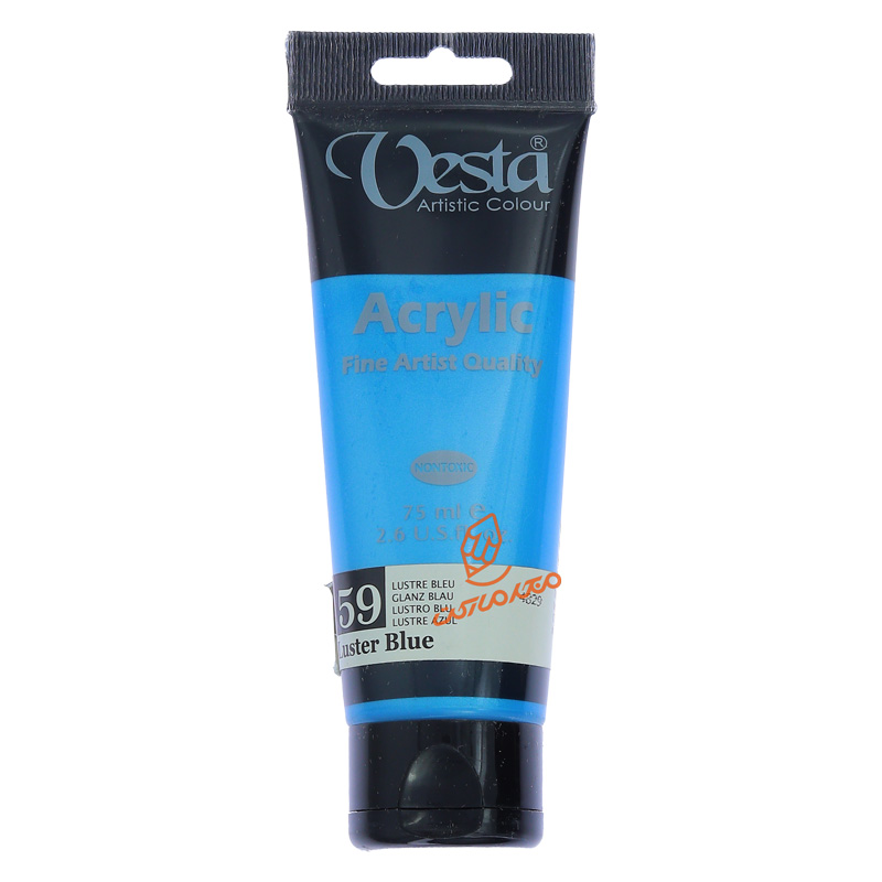 رنگ اکریلیک 75 میل تک رنگ وستا VESTA - Luster Blue  59.jpg
