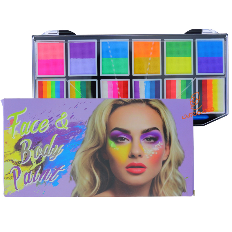 ست گریم صورت و بدن 43 رنگ کد 4616