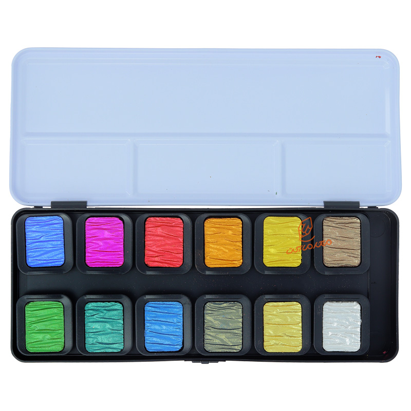 آبرنگ متالیک 24 رنگ مدل 4ELEMENTS فاین تک FINETEC (5).jpg