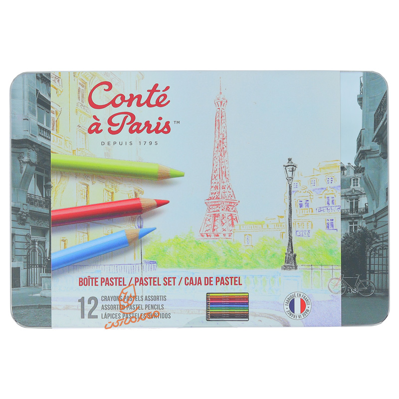 پاستل مدادی 12 رنگ کنته پاریس  (3).jpg