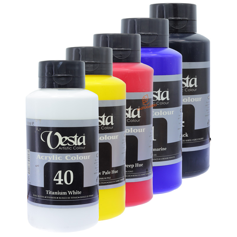 رنگ اکریلیک 1000 میل وستا VESTA