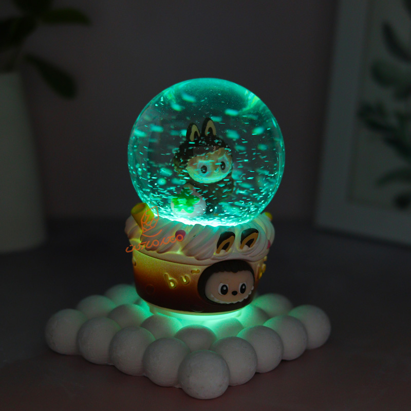 گوی فانتزی چراغ دار 12 سانت مدل لبوبو کد B-05 (9).jpg