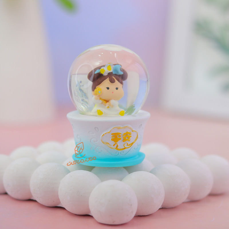 گوی فانتزی چراغ دار 7 سانت مدل فرشته کد D-04 (5).jpg