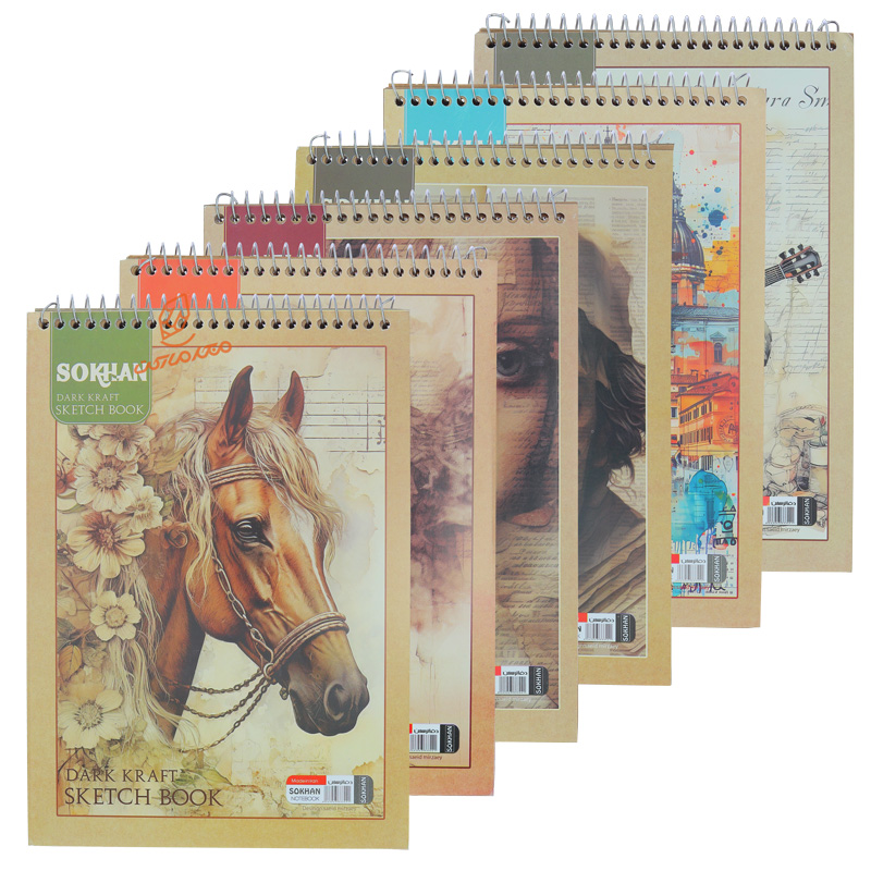دفتر کرافت A5 سخن SOKHAN
