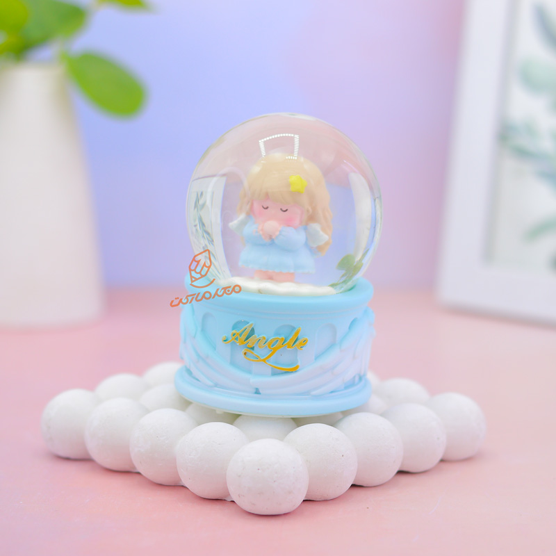 گوی فانتزی چراغ دار 10 سانت مدل فرشته کد C-02 (3).jpg