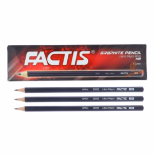 مداد مشکی 12 عددی مدل NEGRO فکتیس FACTIS