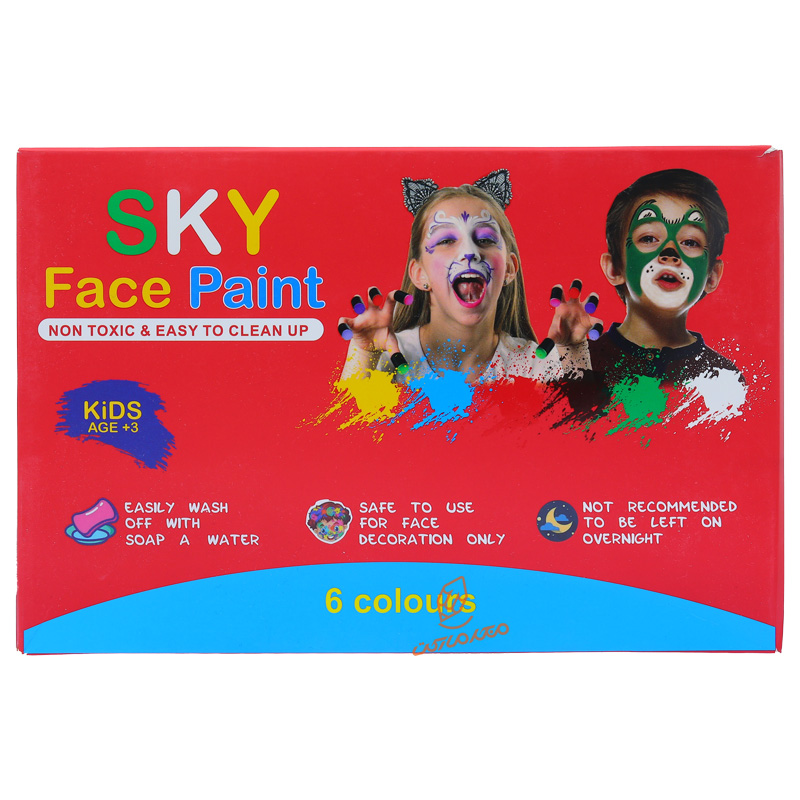 ست گریم 6 رنگ اسکای sky