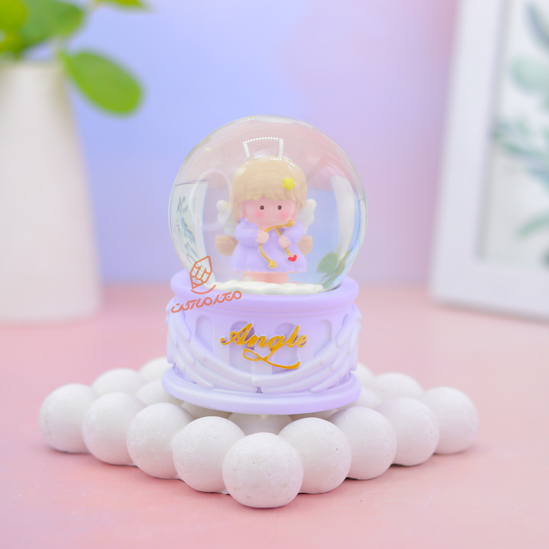 گوی فانتزی چراغ دار 10 سانت مدل فرشته کد C-02 (4).jpg