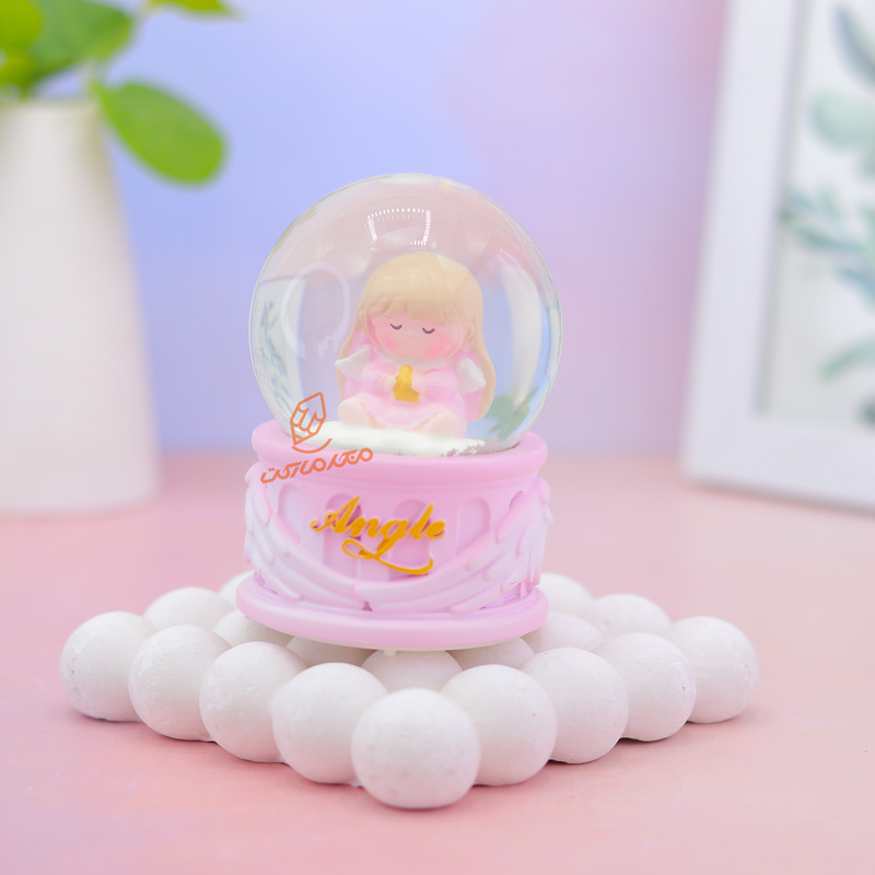 گوی فانتزی چراغ دار 10 سانت مدل فرشته کد C-02 (6).jpg