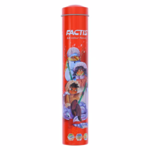 مداد رنگی 12 رنگ جعبه فلزی فکتیس FACTIS