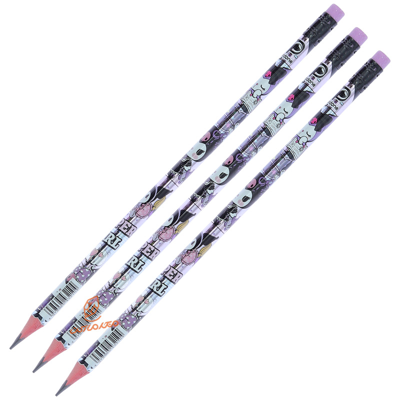 مداد مشکی 12 عددی فانتزی طرح کرومی (6).jpg